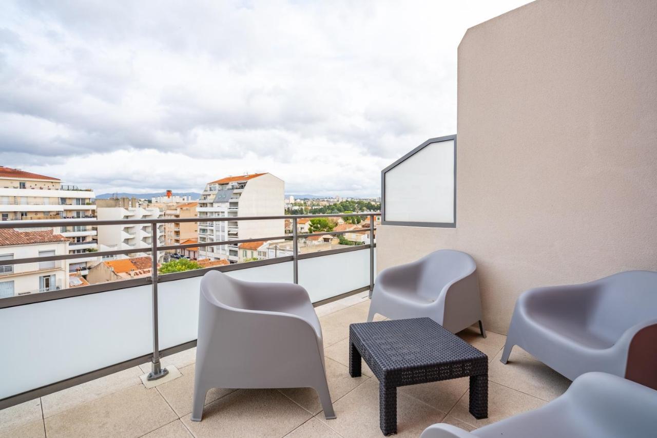 "Chez Marius" Appartement Avec Terrasse Pour 4 Personnes A Marseille Luaran gambar